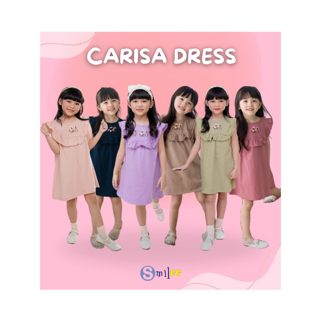 Little Missy - Dress Anak Perempuan - Carisa Dress - Smilee SM02