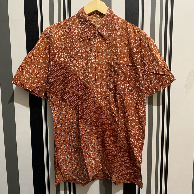 PRILTHISWAY [PRELOVED] ORIGINAL - ATASAN KEMEJA BATIK LAKI LAKI PRIA