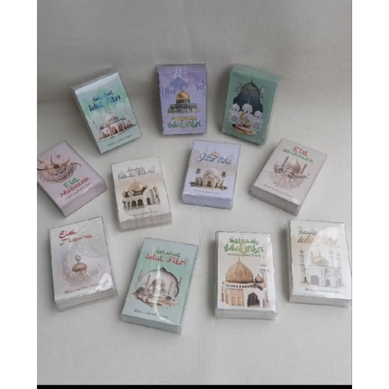 

amplop lebaran isi 50lembar kemasan mika