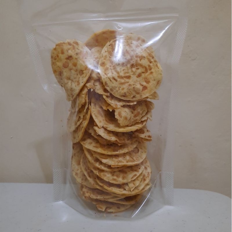 

Keripik Tempe Sagu 100 Gram | Peyek Tempe Crispy