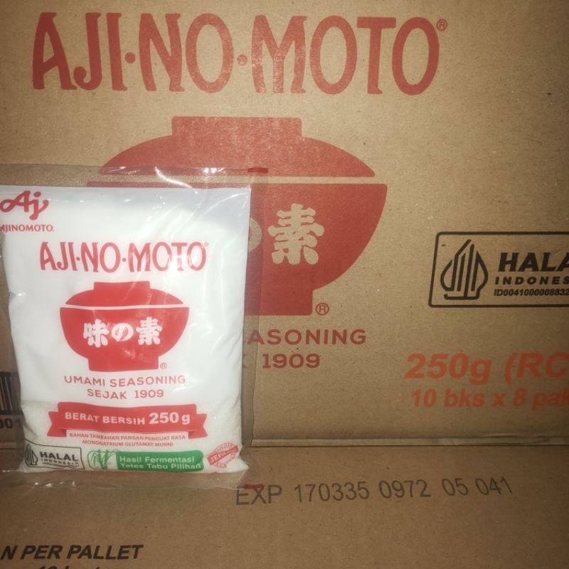 

AJINOMOTO 250gr 1 Dus isi 80pcs