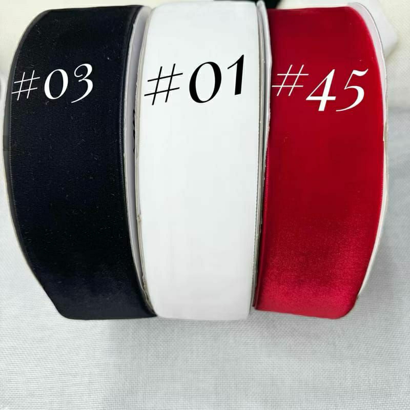 

10 Yard & 25 Yard SIZE 5 CM PITA VELVET NON PREMIUM