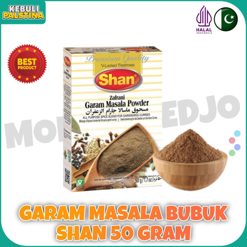 

SHAN GARAM MASALA POWDER 50GRAM EXP 16/4/2027
