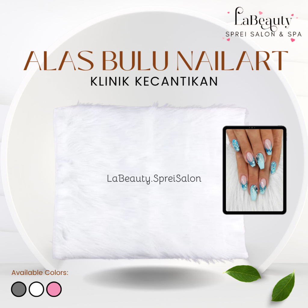 Gratong Labeauty Alas Bulu Background Nail Art Alas Bulu Nail Art Taplak Bulu Background Kuku Foto
