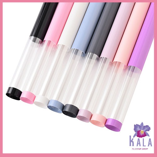 

20 Lembar Kertas Buket Cellophane Flower Wrapping Paper Color Frame Transparan List Waterproof KB6054