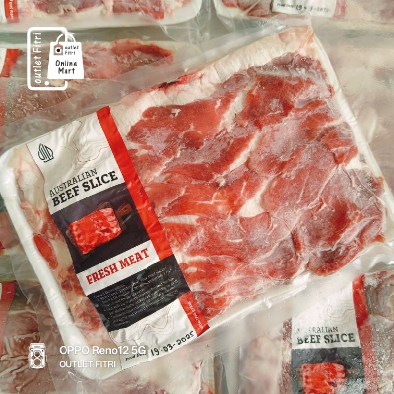 

HALAL || [500gr] AUS Beef Slice 75CL