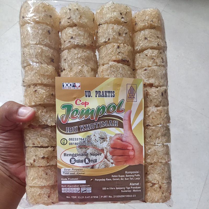 

RENGGINANG SUPER TERI dan LORJUK CAP JEMPOL KUALITAS SUPER isi 40 FREE BUBLE WRAP