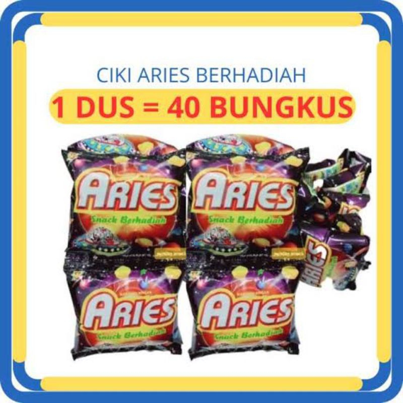 

CHIKI ARIES BERHADIAH 1 DUS ISI 40 PCS
