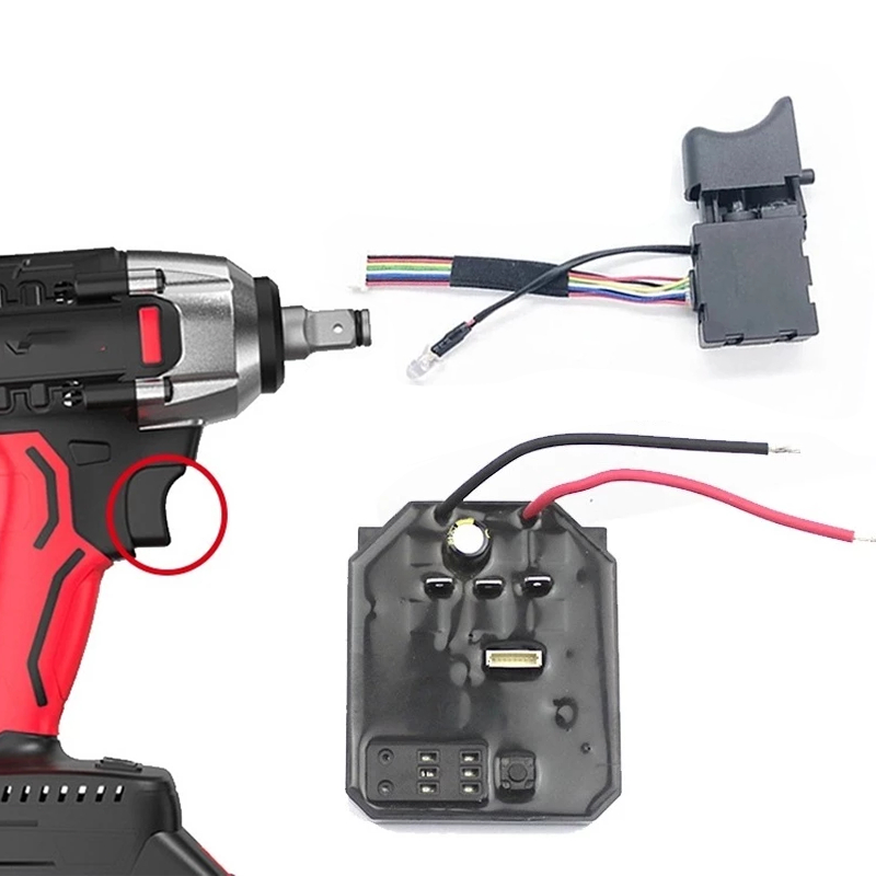 Saklar Switch Trigger Modul Board Esc Speed Controller Impact Wrench Drill Brushless Jld Nagawa Sakl