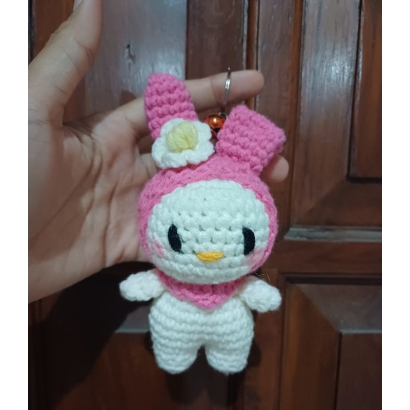 melody crochet / amigurumi melody / keychain melody