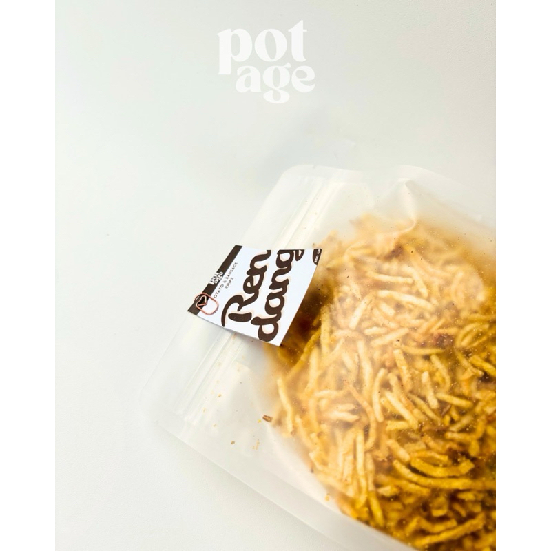 

Potage.id | Keripik Kentang Kering Kentang Mustofa in Pouch 250 gr (Rendang)