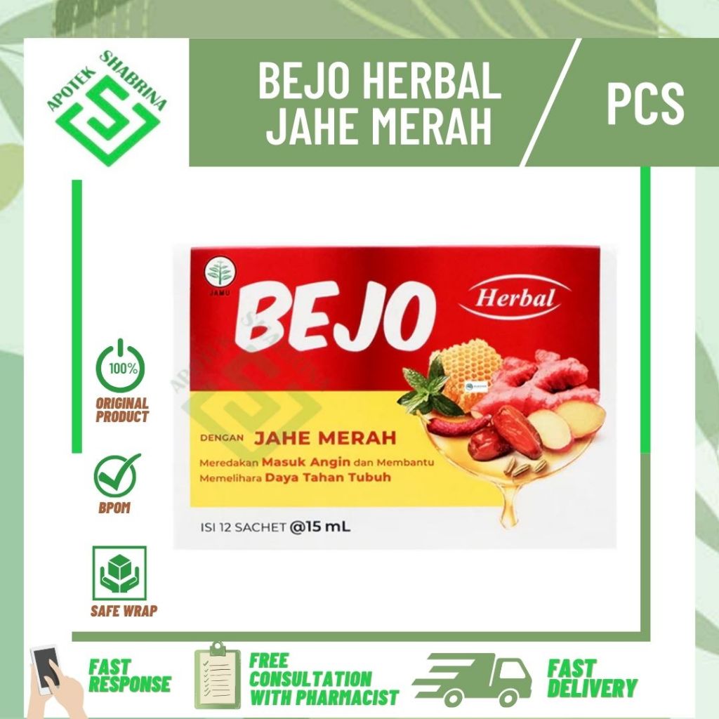 

BEJO JAHE MERAH BINTANG TOEDJOE/SACHET/PCS
