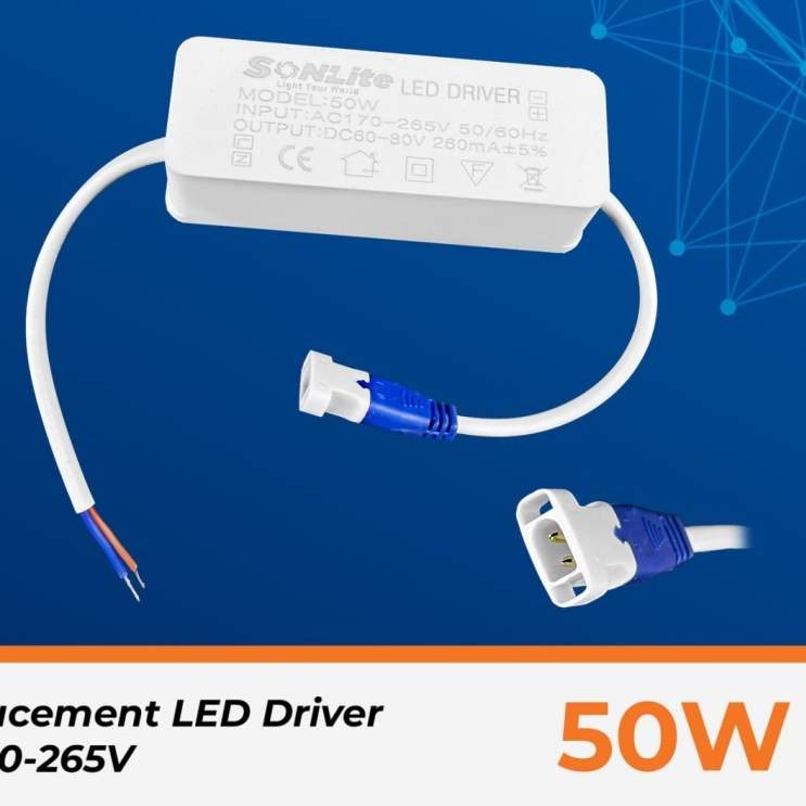 SONLITE Led Driver/Ballast Adaptor Lampu PaneL Light 48w/48watt 50W Travo downlight INBOW Sonlite