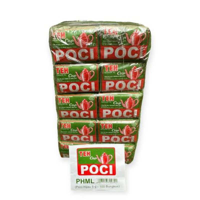 

TEH CAP POCU HIJAU 40G (ISI10PCS)