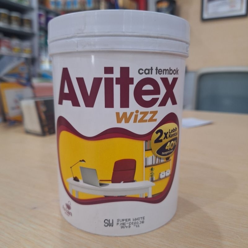 Avitex Wizz 1kg cat tembok 2x lebih kental