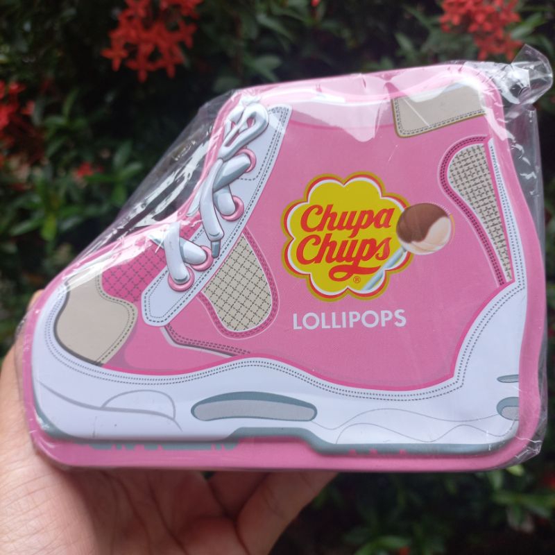 

Permen Chupa Chups Shoe Tin (Celengan Sepatu )