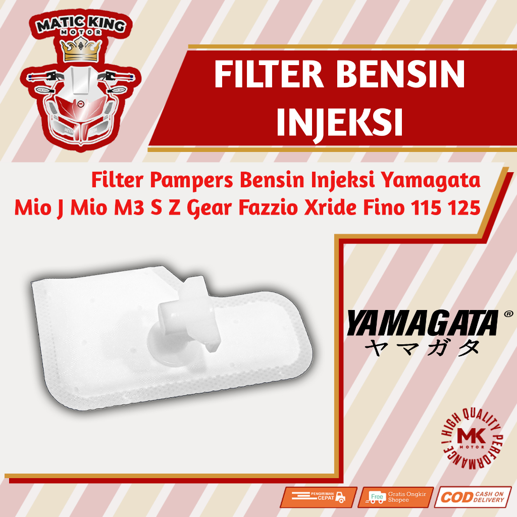 Yamagata Filter Pampers Bensin Injeksi Mio J M3 Fino Xride Soul GT Fazzio Gear FreeGo Xeon S Z 115 1
