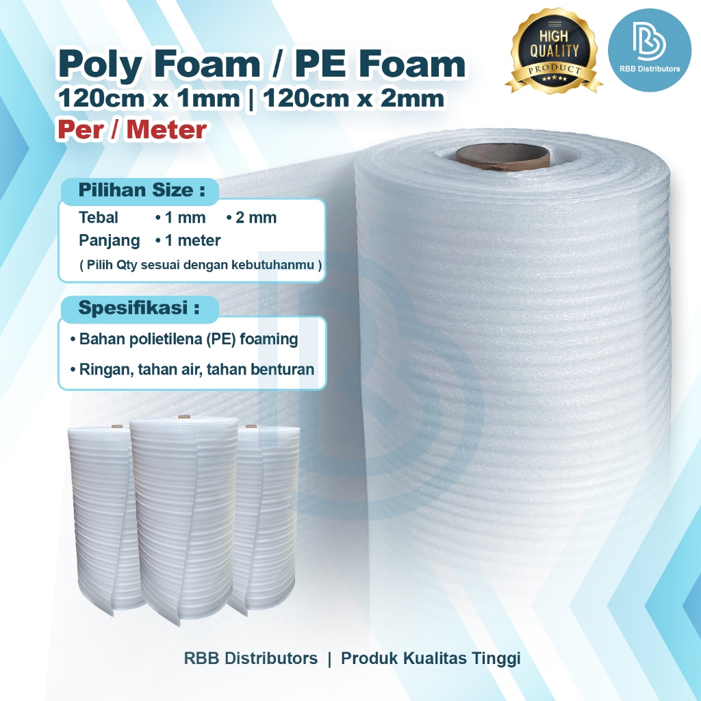 Busa PE Foam Busa Sheet 1MM 2MM Busa 1 Meter