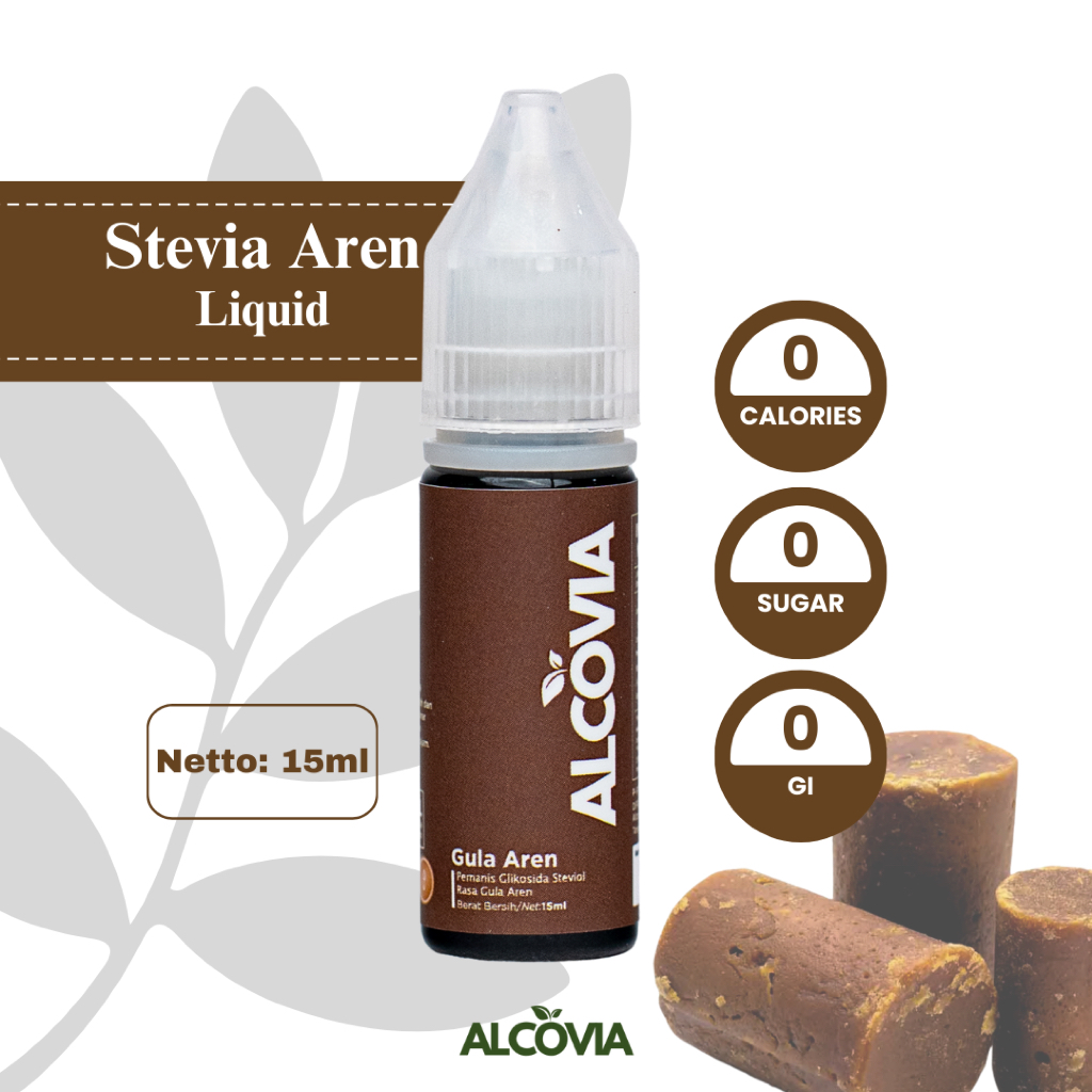 

Alcovia Stevia Tetes Cair Pemanis Alami Aren - 15ml