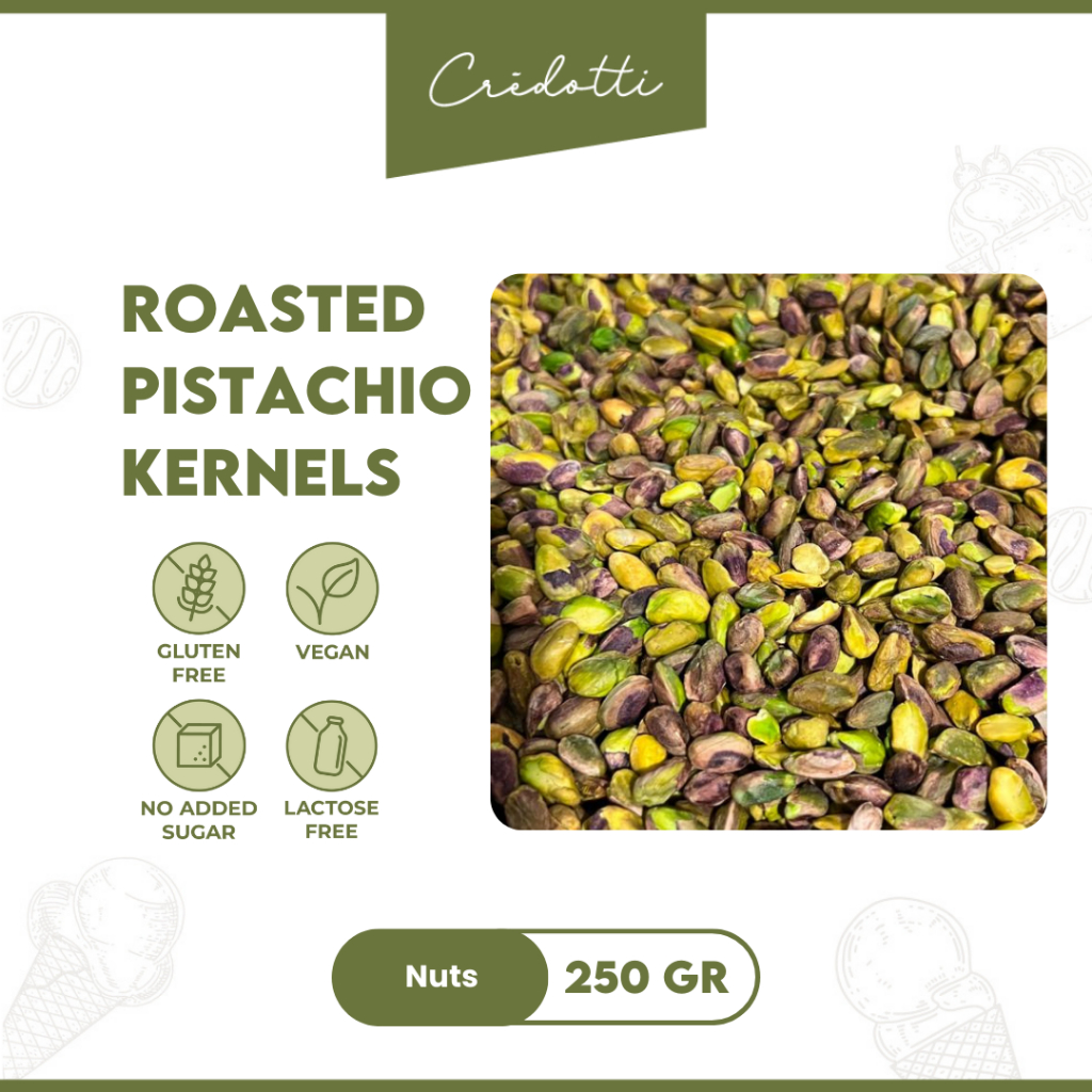 

Kacang Pistachio Roasted Kernels Unsalted Pistachio Kupas 100gr -1Kg