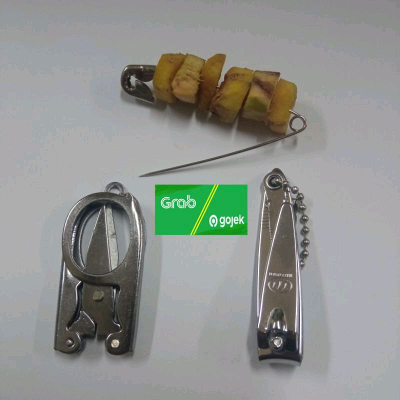 peniti delingo bangle / gunting / dan gunting kuku / 3 paket / tiga paket tolak sawan untuk ibu hami