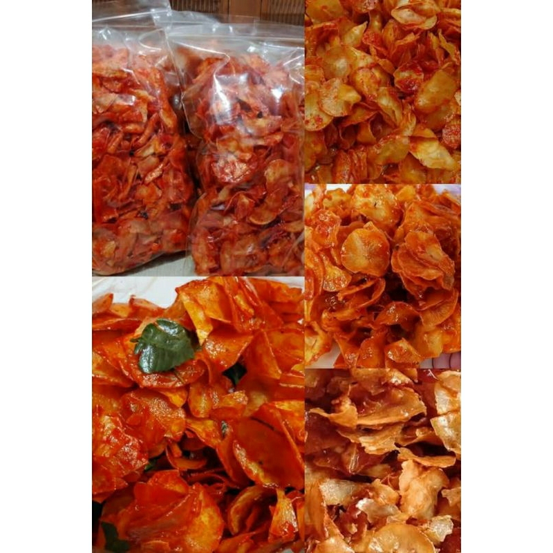 

Kerpik singkong lengket pedas manis 250 gram