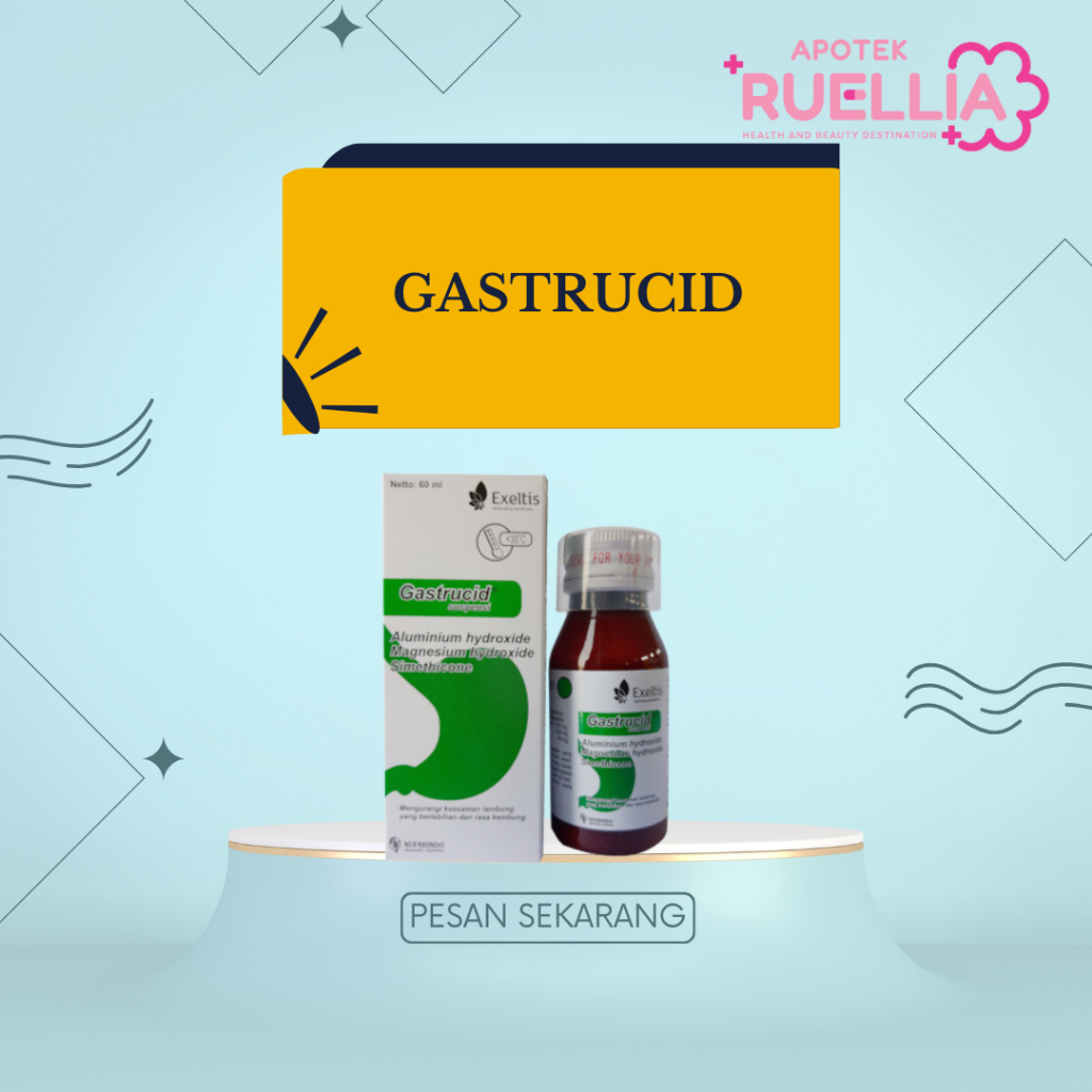 

Gastrucid Syrup 60 ml - Ampuh menurunkan asam lambung