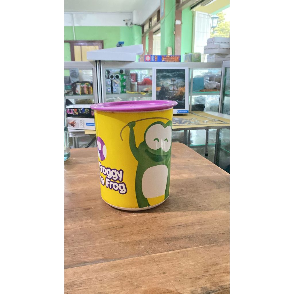 Tupperware Froggy Poppy Canister