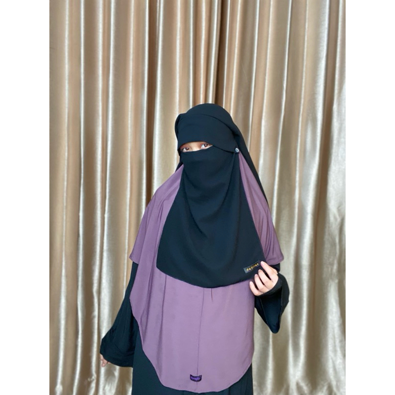 NIQAB PURDAH KANCING LONG | CADAR PURDAH KANCING LONG | NIQOB PURDAH KANCING