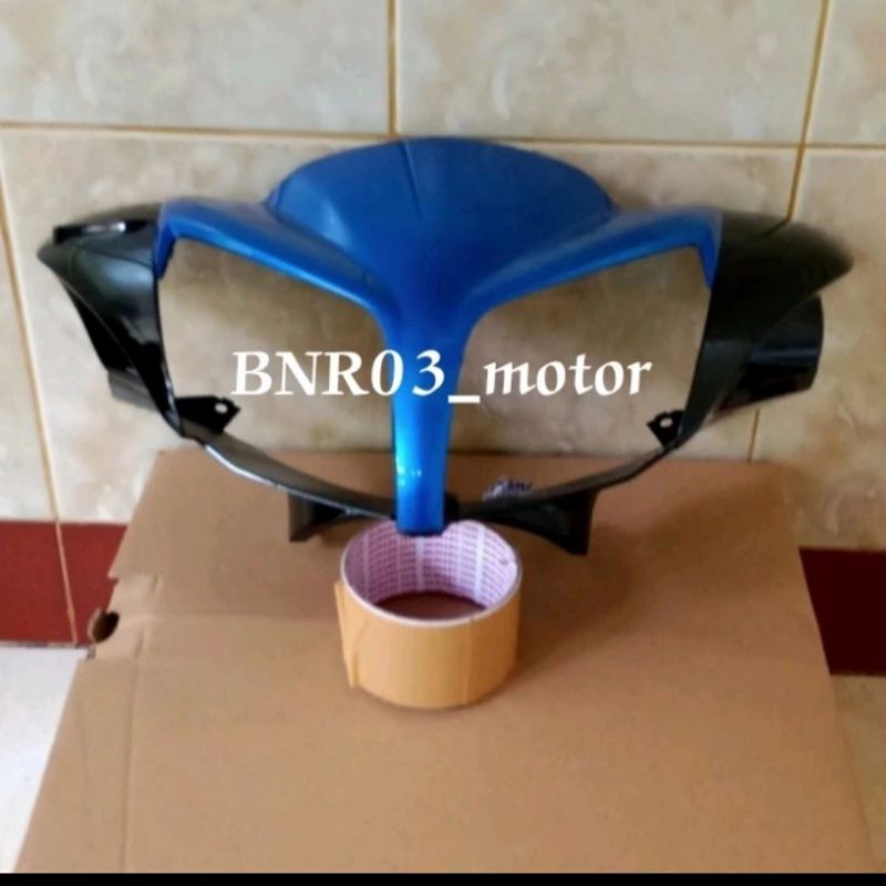 Batok Depan Jupiter Z New Robot Biru Hitam