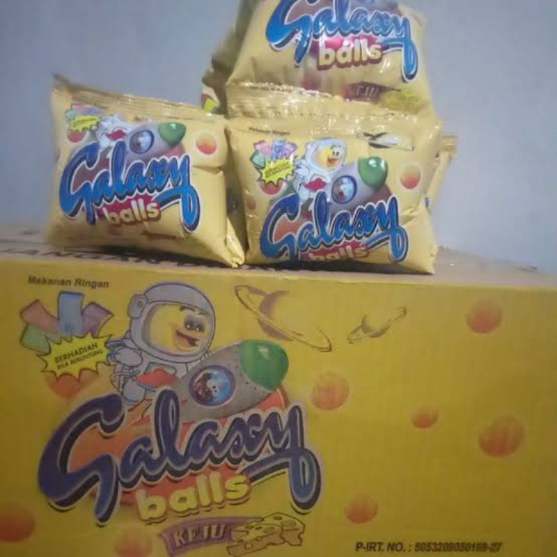 

SNACK BERHADIAH GALAXI BALLS ECERAN 500 1 dus isi 40 pcs