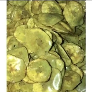 

Keripik pisang lumer dan kering