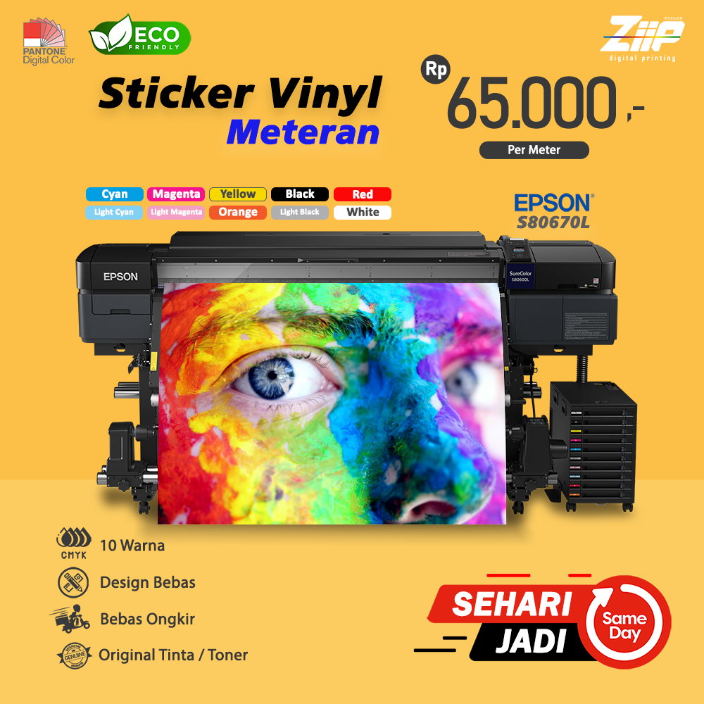 

Cetak Sticker Vinyl Meteran Indoor Outdoor