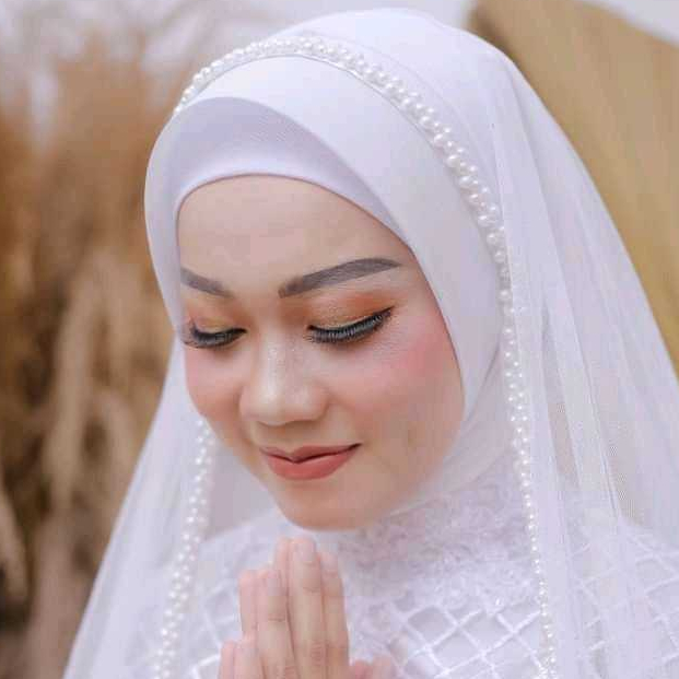 Promo termurah pengantin veil payet Mutiara untuk slayer akad pernikahan tunangan sunting pelaminan 
