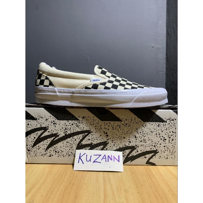 v4ns Og Slip on Checkerboard vault