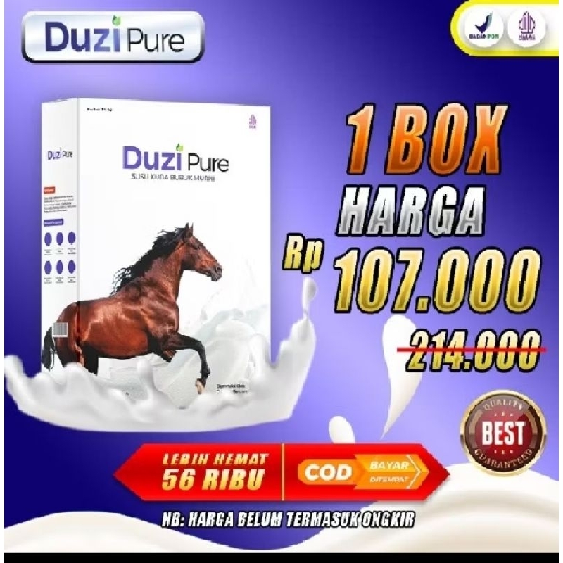 

Susu Kuda Liar Lombok Duzi Pure 100% Original /Bantu Atasi Asam Urat Masalah Tulang dan Sendi / S...