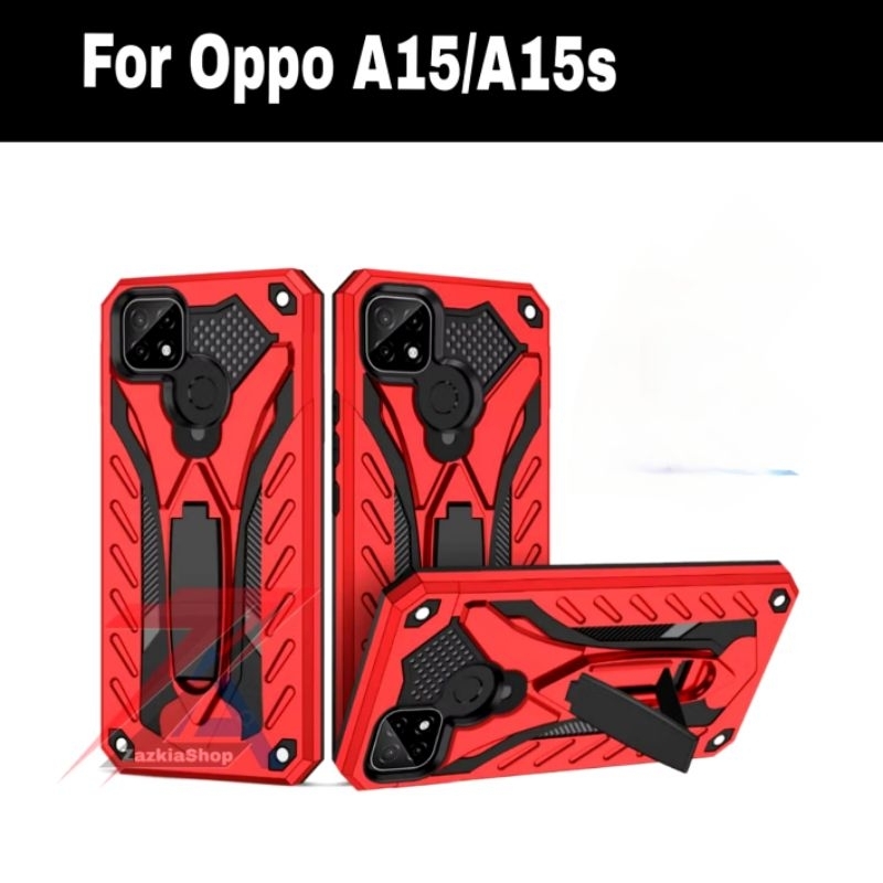 Softcase Casing hp Oppo A15 A15S Silikon Robot Pelindung Belakang