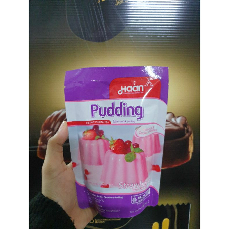 

Haan puding strawberry 145gram [Dos=24]
