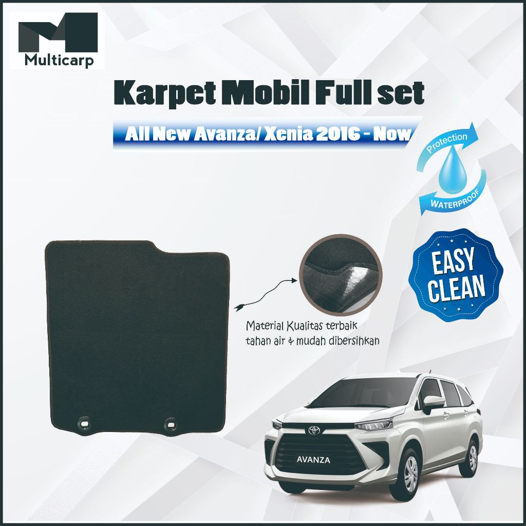Karpet Mobil Avanza / Xenia Satu Set Karpet Alas Mobil Premium