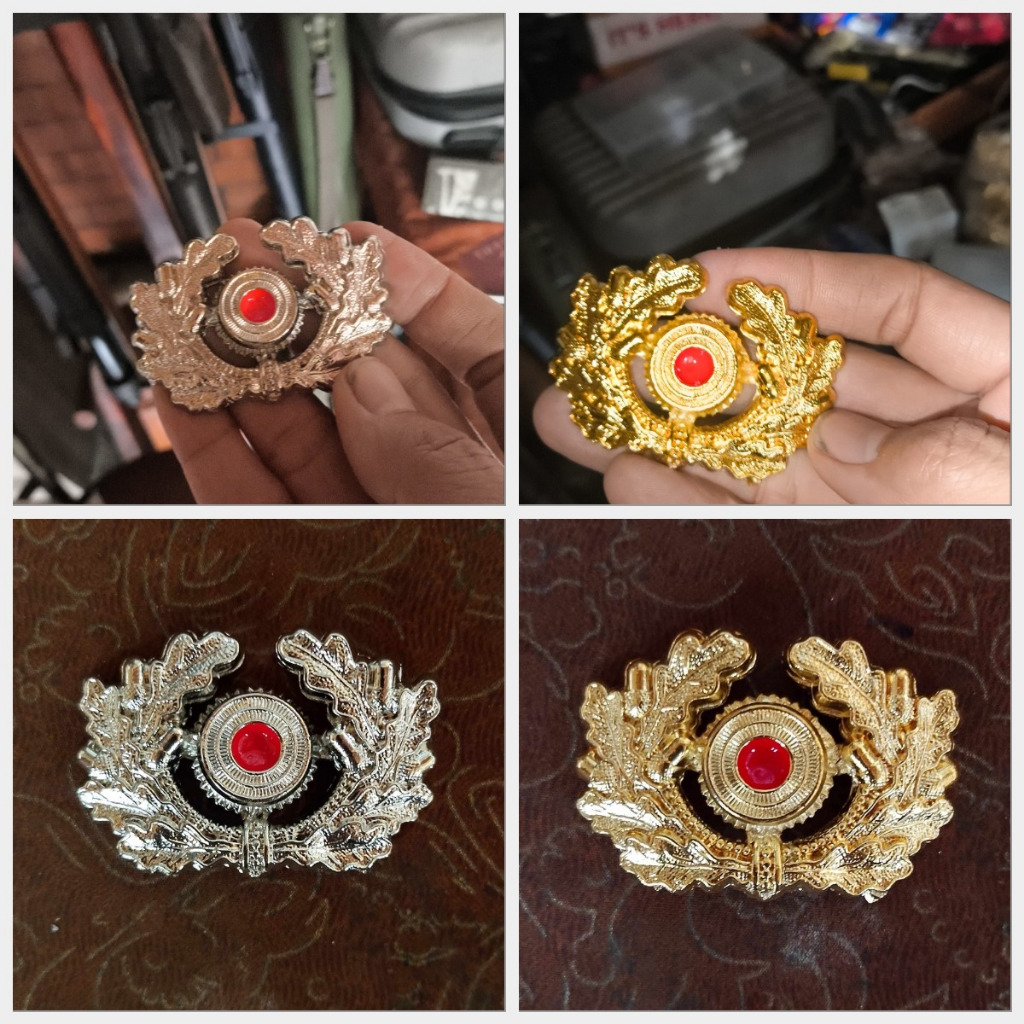 Pin/Badge WWII Germany Officers GESCH-2 Wreath Cap Reproduction Untuk Koleksi/Cosplay