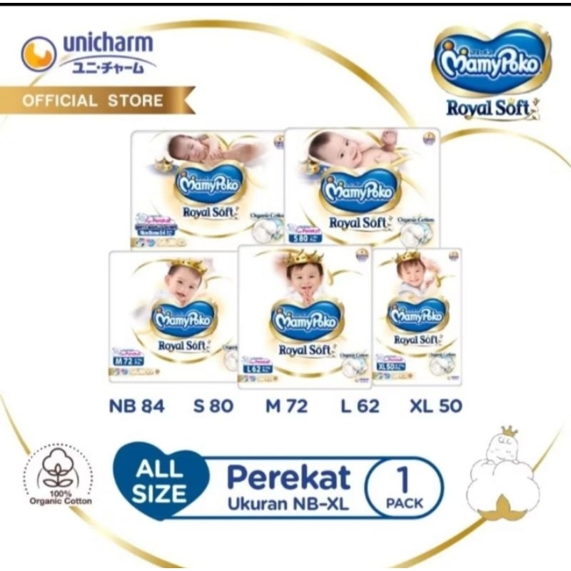 Mamypoko royal soft nb newborn 84 s70