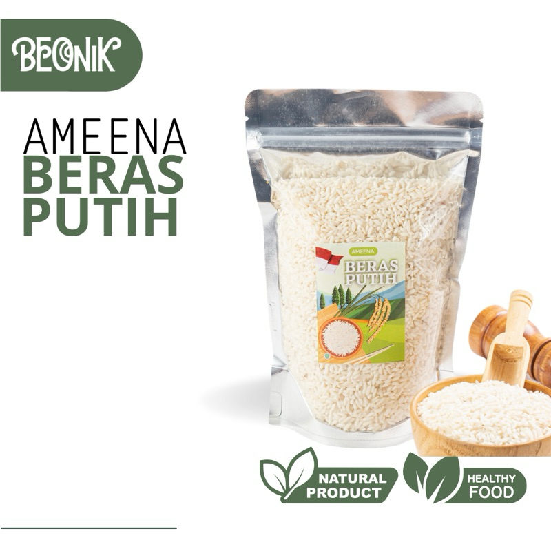 

Beras Putih Organik 500GR | Ameena Premium Quality