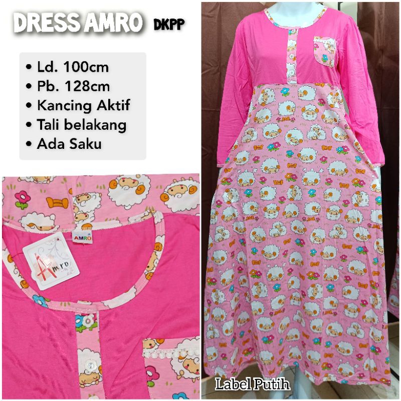 Daster Klok PP Amro / Gamis Klok Amro