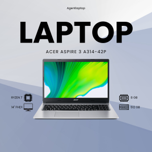 NEW ACER ASPIRE 3 A314-42P Ryzen 7 RAM 8 GB SSD 512 GB Layar 14" FHD