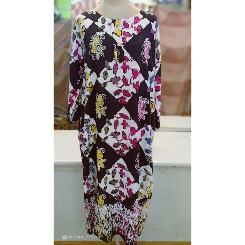 Toko bakul batik, Daster cap lengan 3/4 merk bakul batik