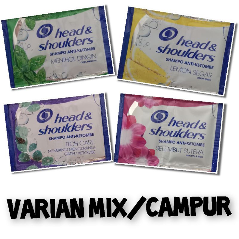MIX/CAMPUR 36 SACHET HEAD&SHOULDERS 1000 (SHAMPO)