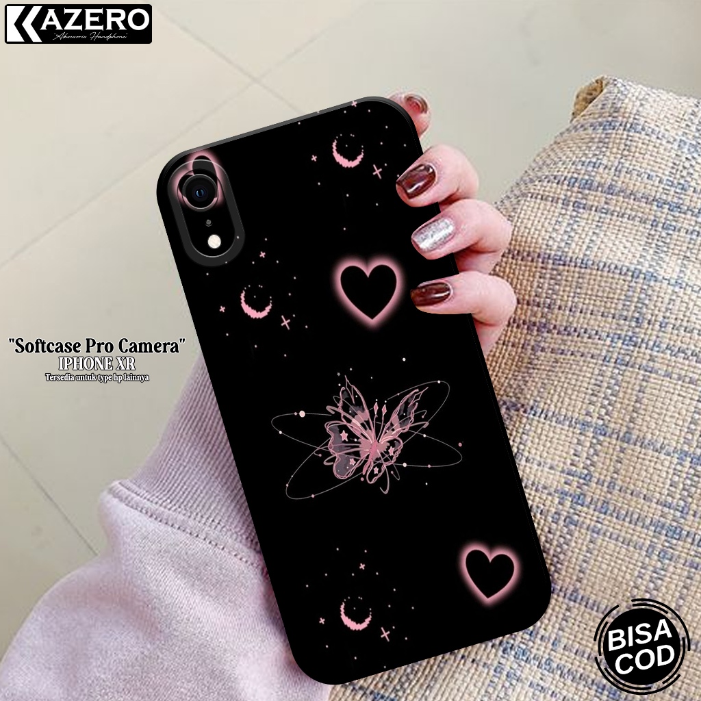 KAZERO - Case Hp IPHONE XR - Fashion Case Aesthetic Pro Camera - Softcase IPHONE XR - Kesing IPHONE 