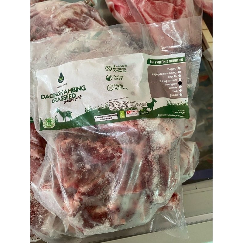 

Daging Kambing Grass-Fed | No Added Hormones Antibiotic | Pasture-Raised | Pure Organic