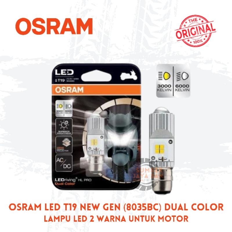 Osram LED T19 New Gen Dual Color Dua Warna 8035BC