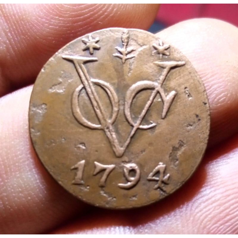 Koin VOC 1 Duit Gelderland 1794